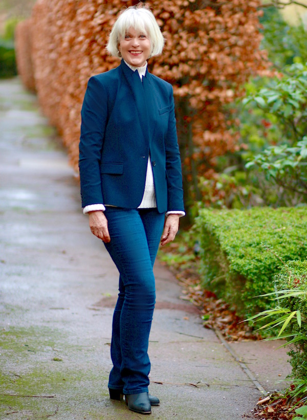 Shop your closet - classic navy blazer - Chic at any age