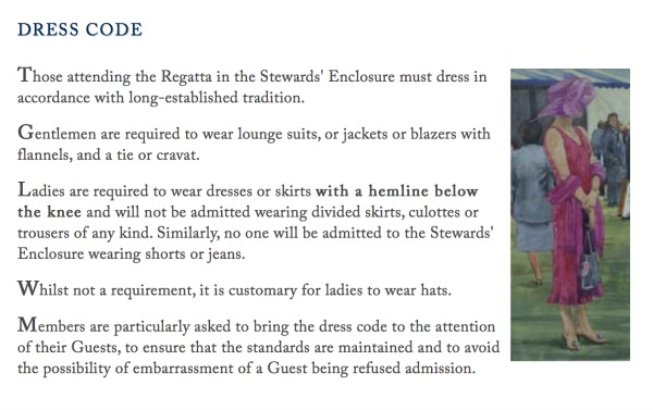 Ascot dress code