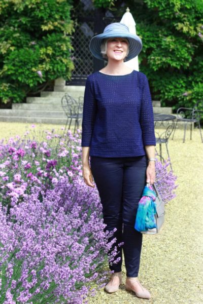 Shop your wardrobe - navy cotton