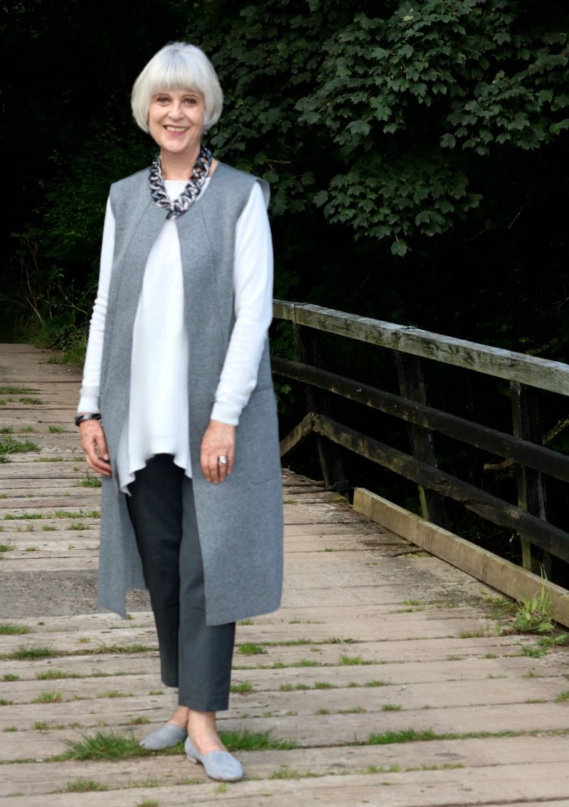Autumn transition - stylish sleeveless coat