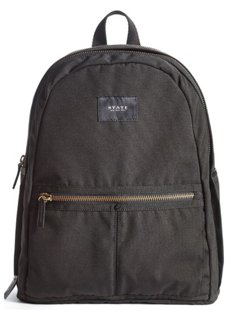 black backpack