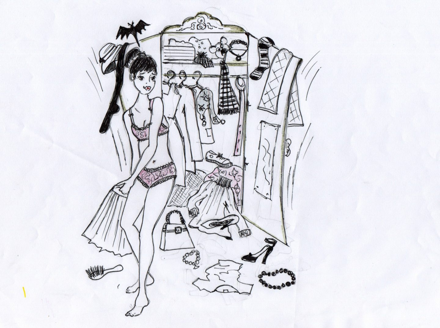 Wardrobe management. What to keep and what to let go.