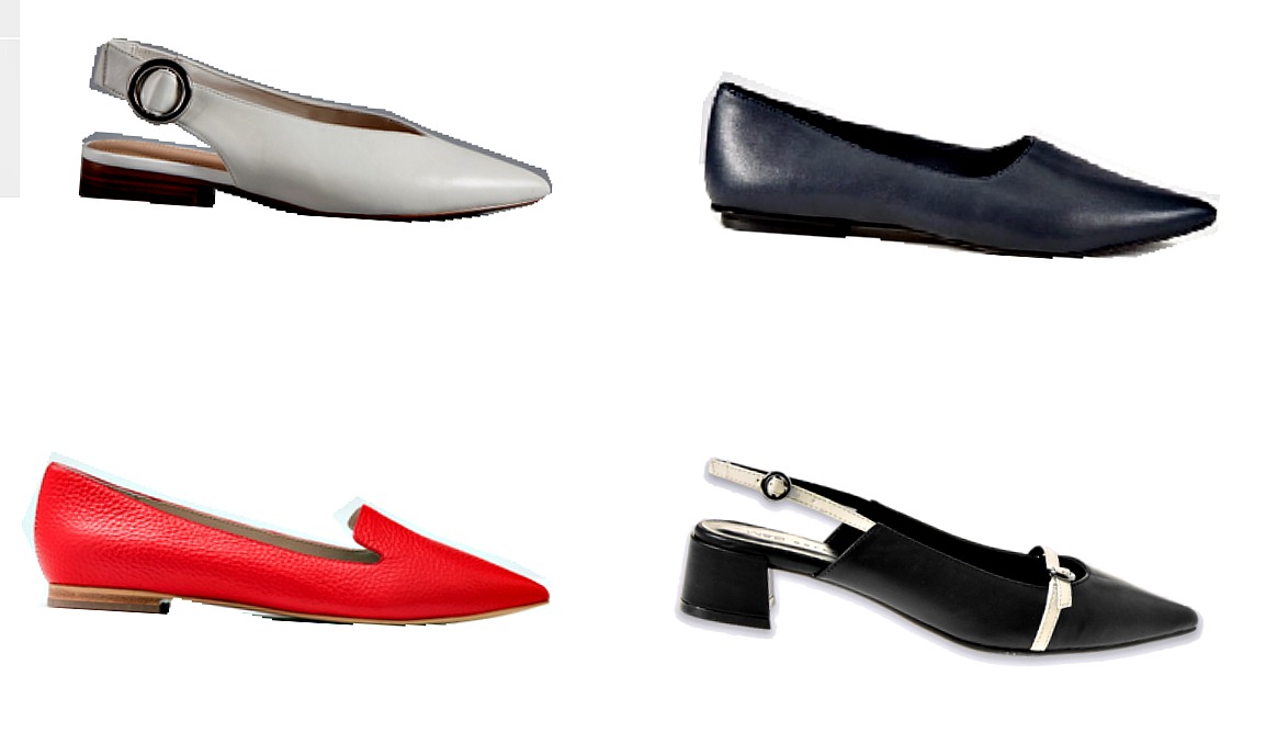 Pointy toe flat shoes for Spring
