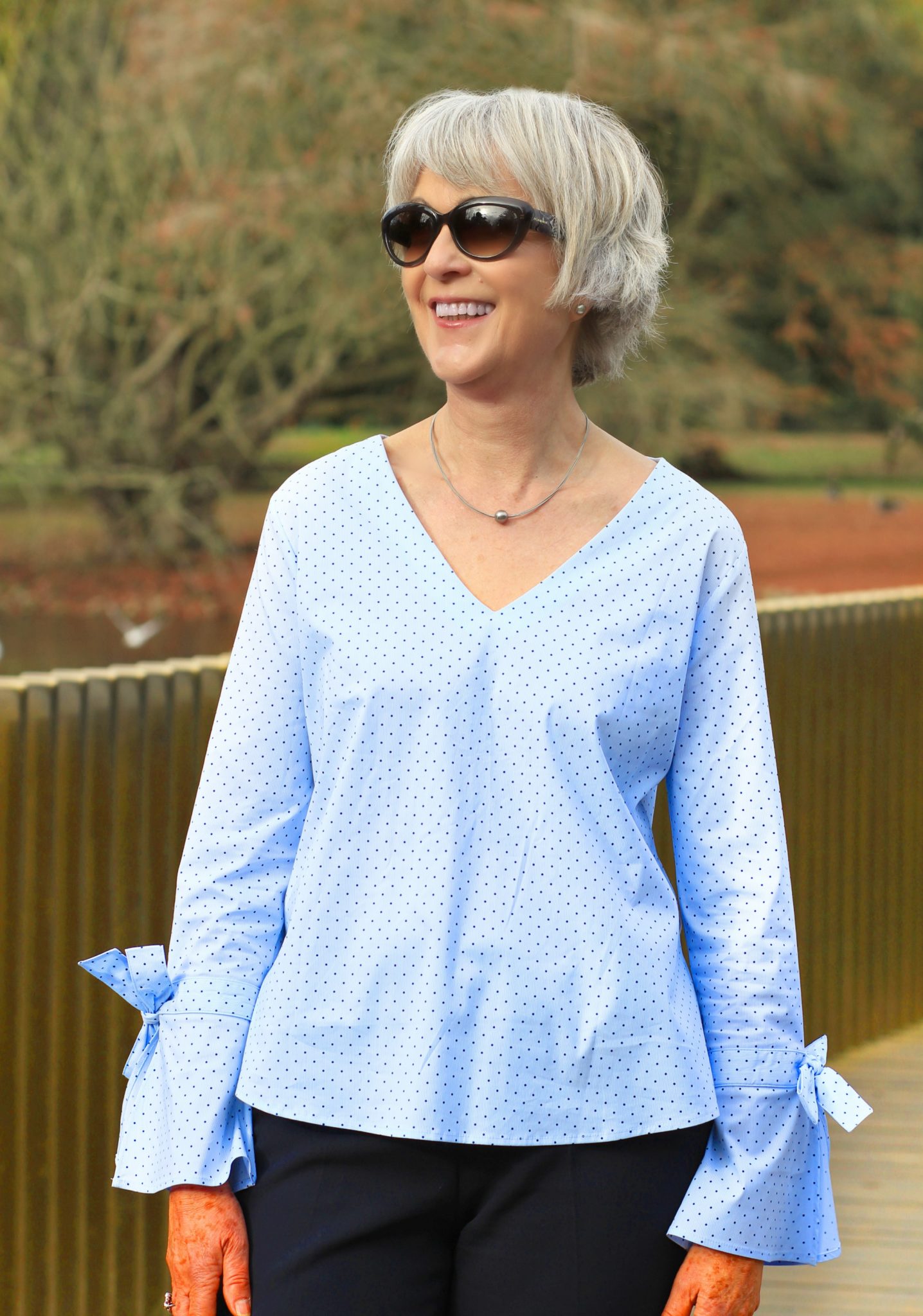 The essential blue shirt