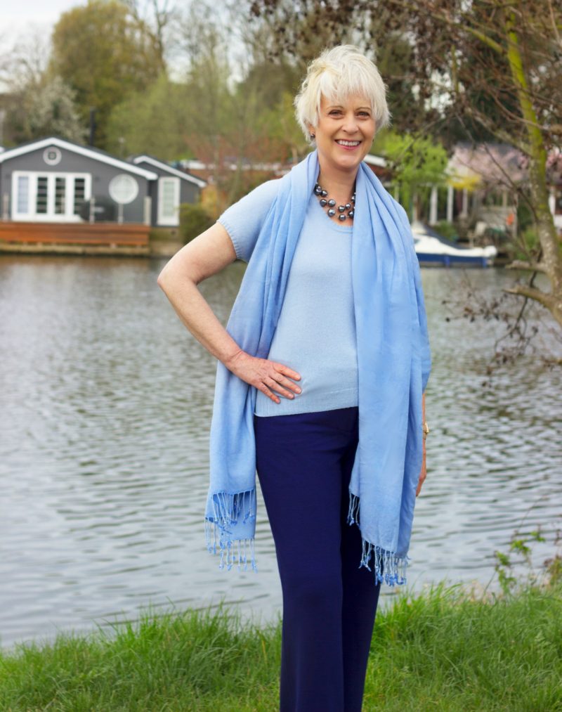How to wear sky blue - Chic at any age