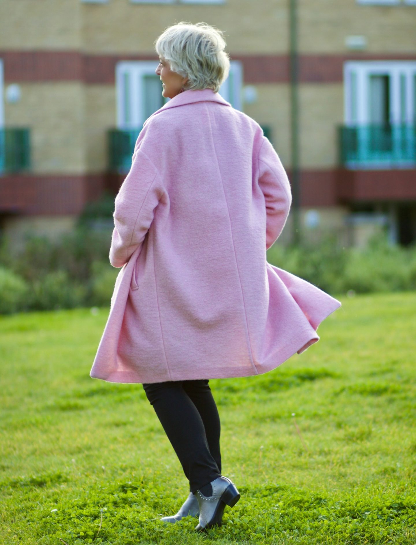 Pink winter coat 