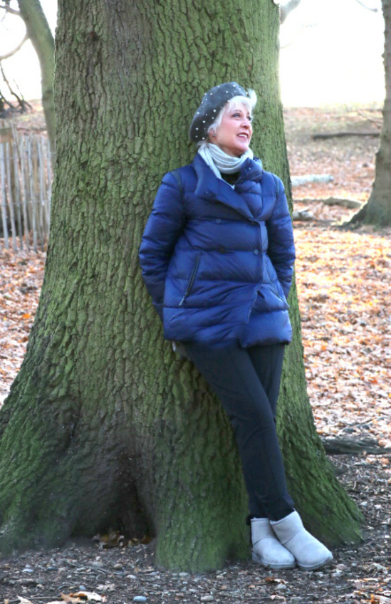 Wrap up warm in a puffer jacket