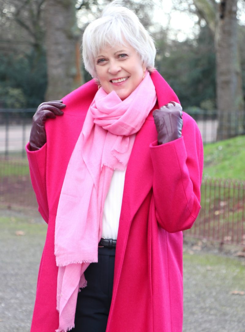 Lift your mood with a bright coloured coat - Chic at any age