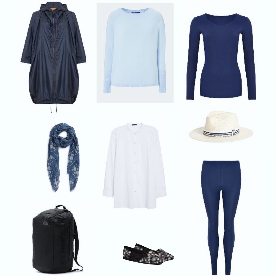 Capsule wardrobe for a trip to France