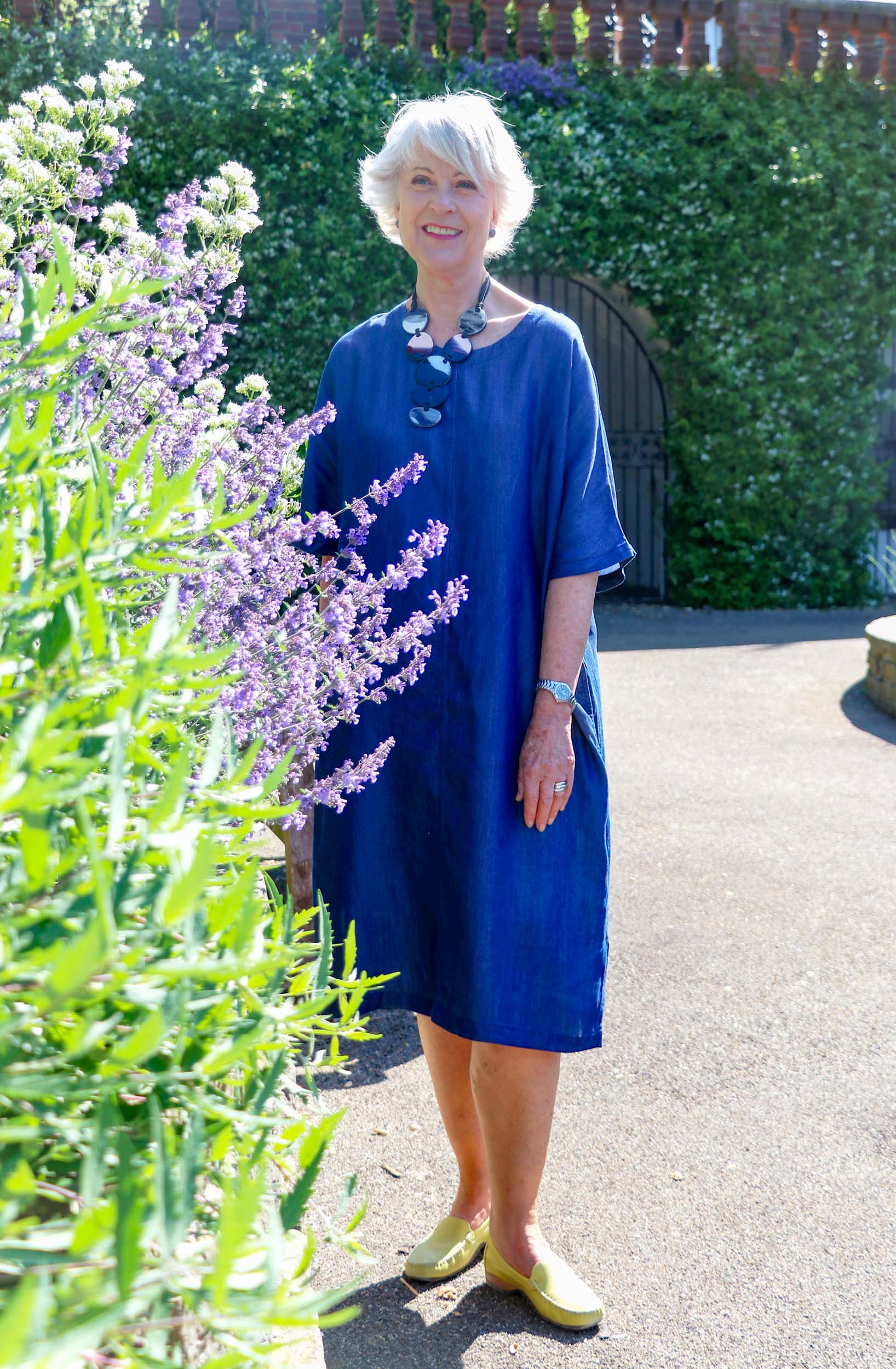 Add a pop of colour with comfortable shoes