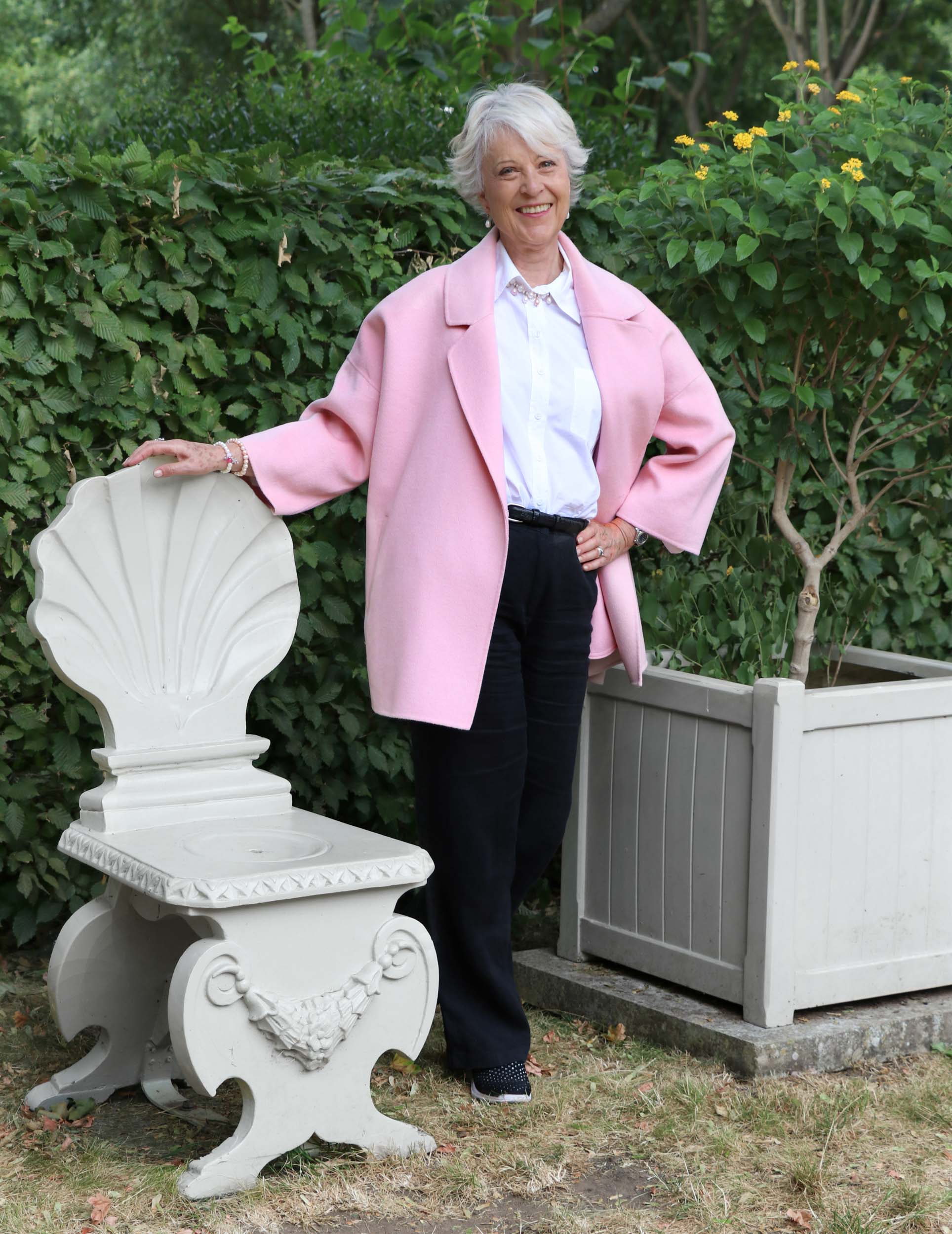 Add a touch of colour to a classic outfit