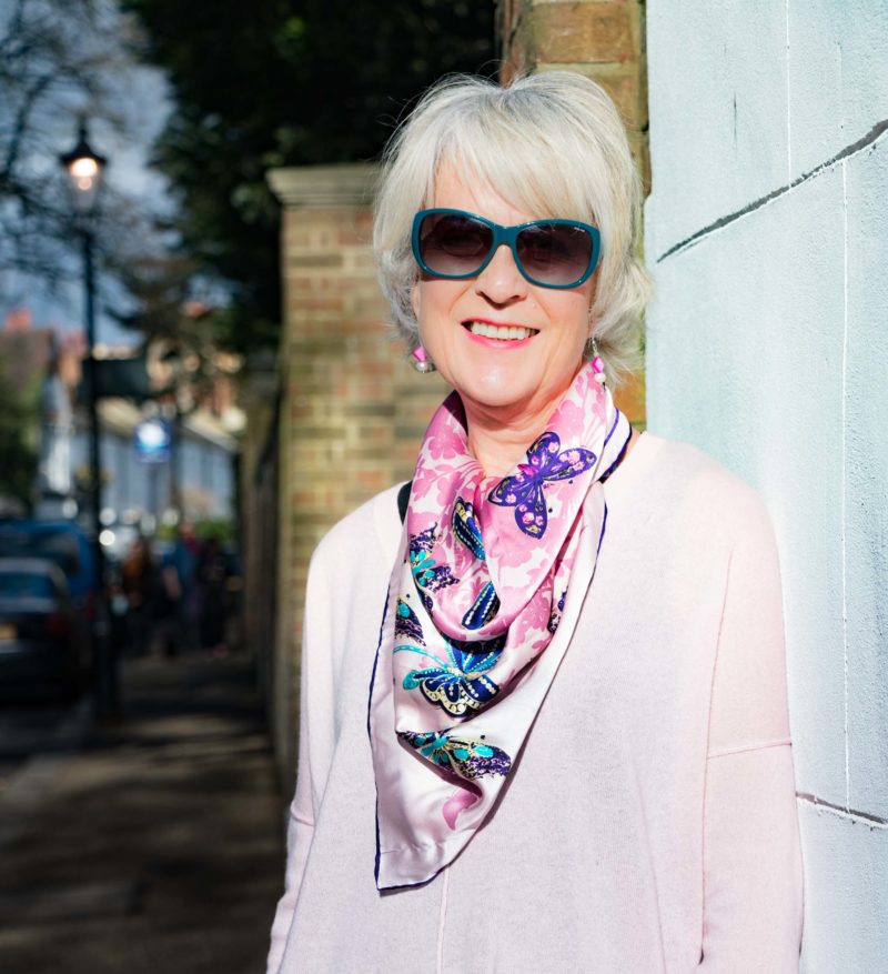 The power of scarves to transform a simple outfit - Chic at any age