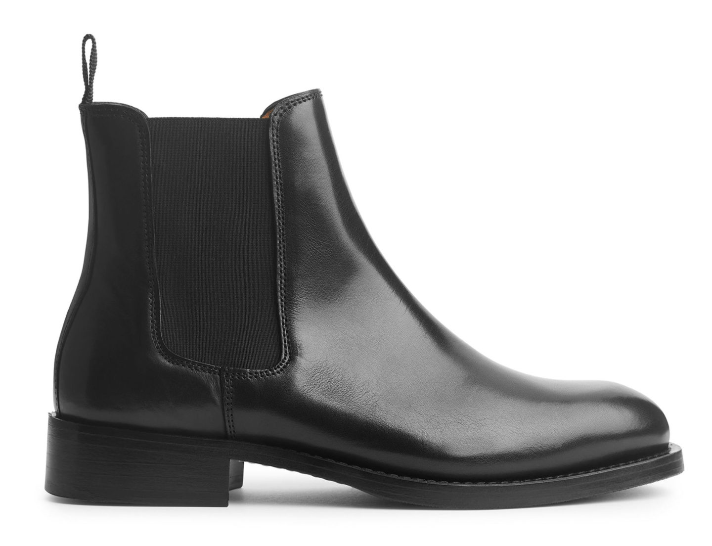 Black Chelsea ankle boots