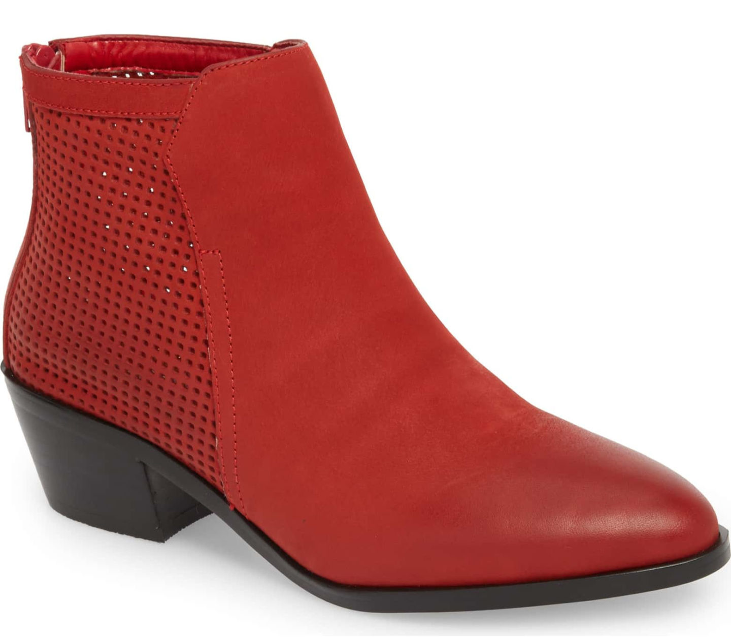 Red ankle boots Nordstrom
