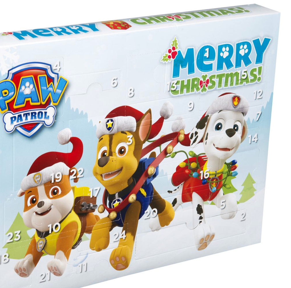 paw patrol advent calendar 2018