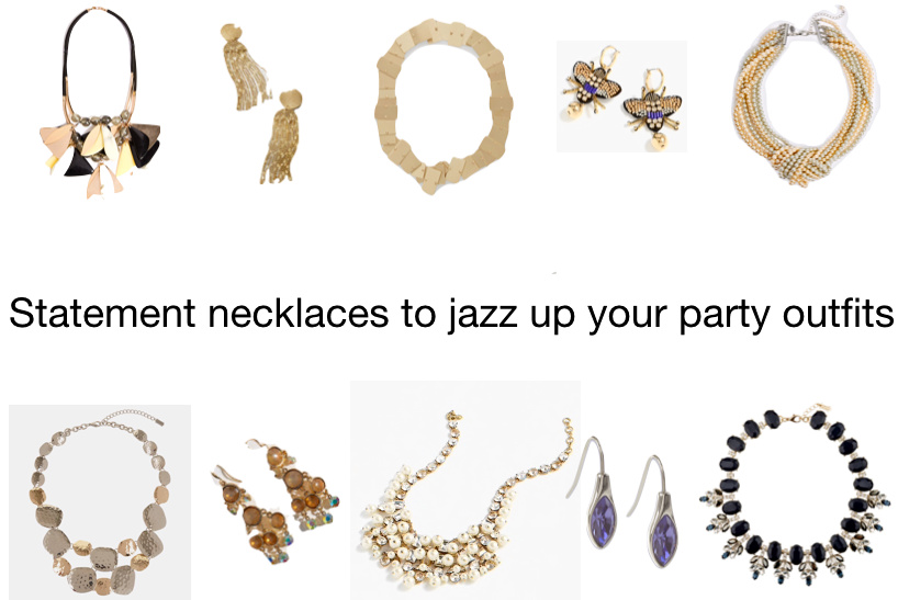 Statement jewellery to enhance your party outfits