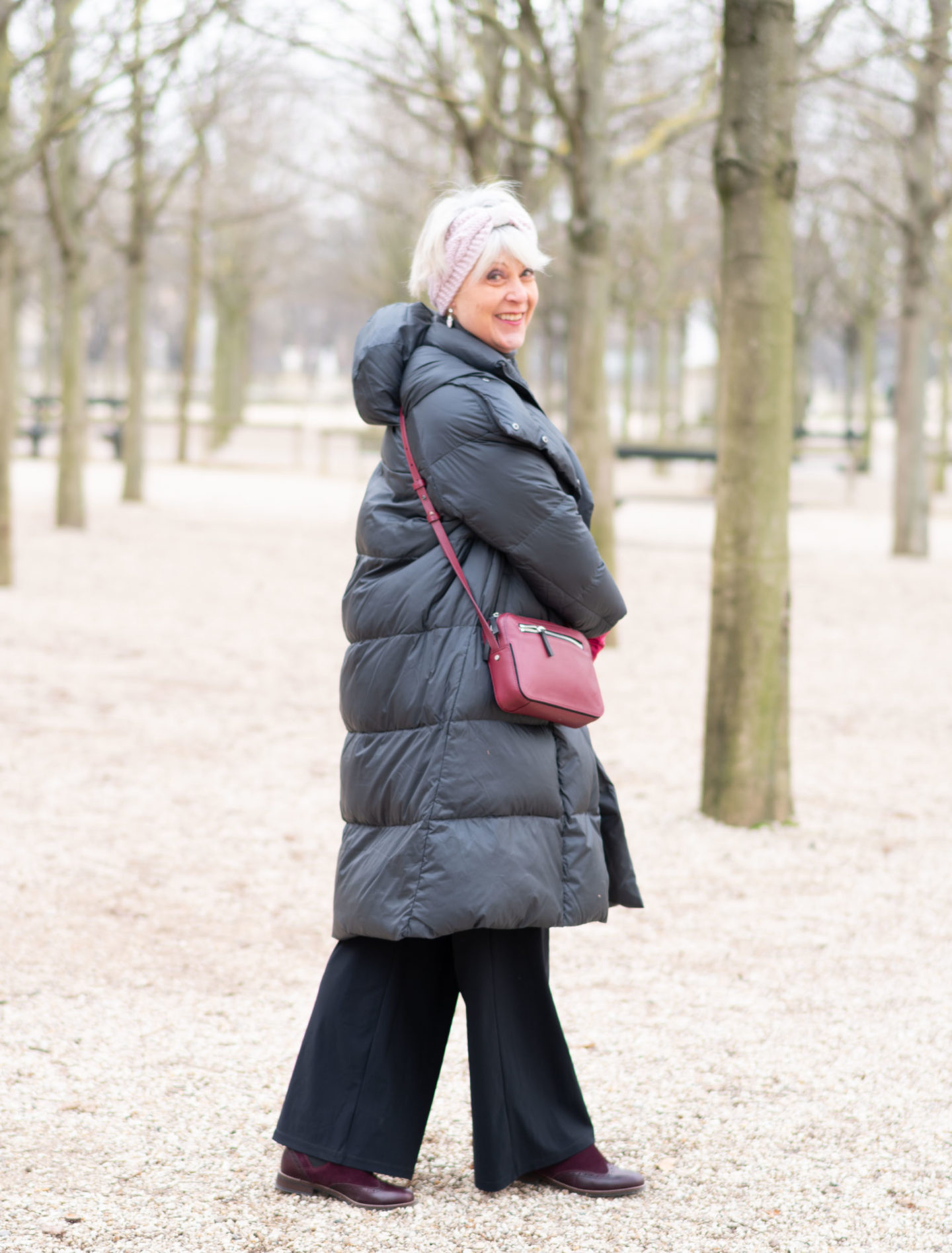 Puffer coat in Paris