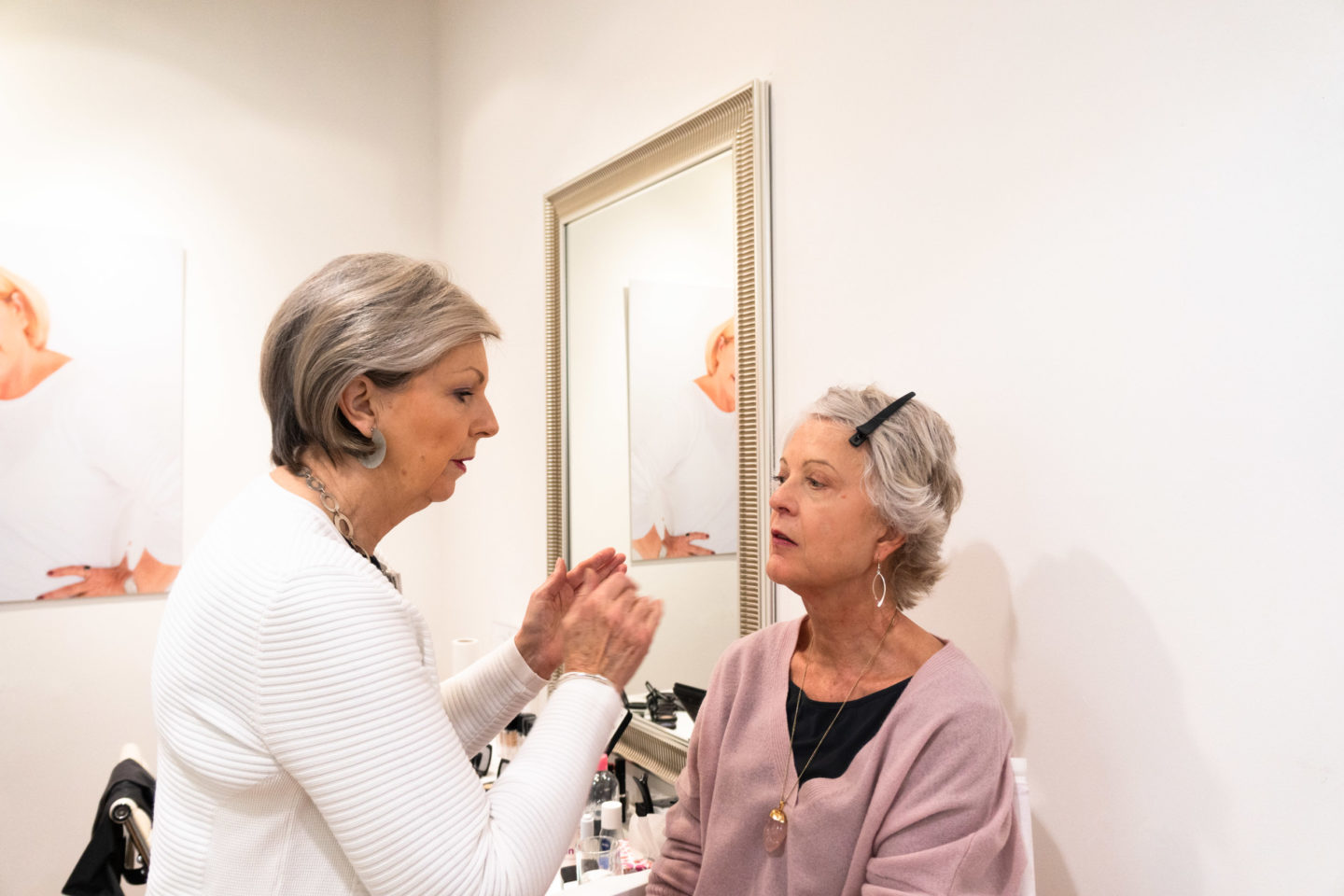 Makeover for older women