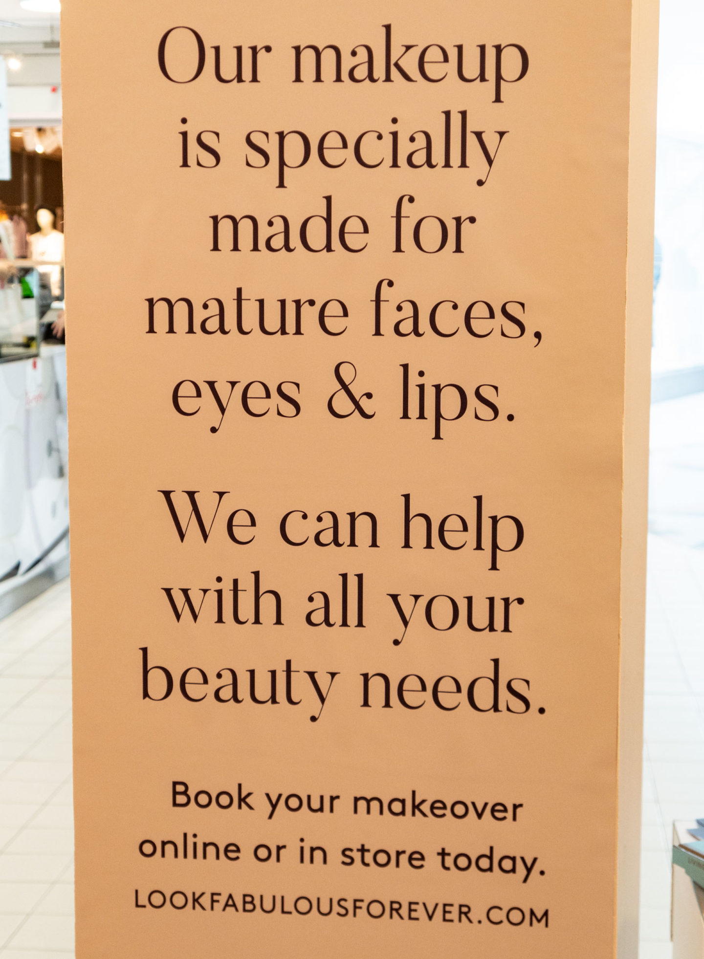 Makeup makeover for older women
