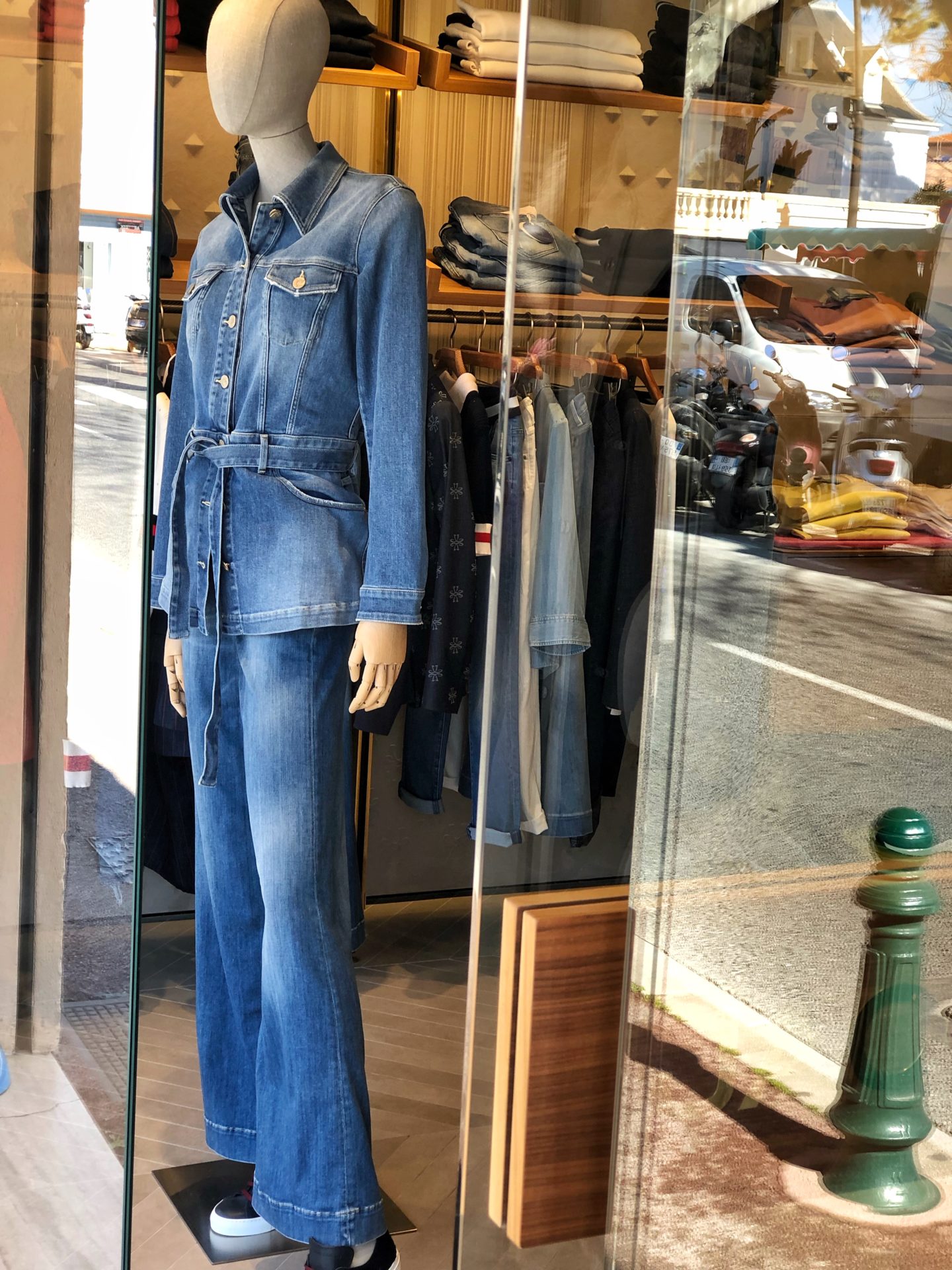 jeans and denim jacket