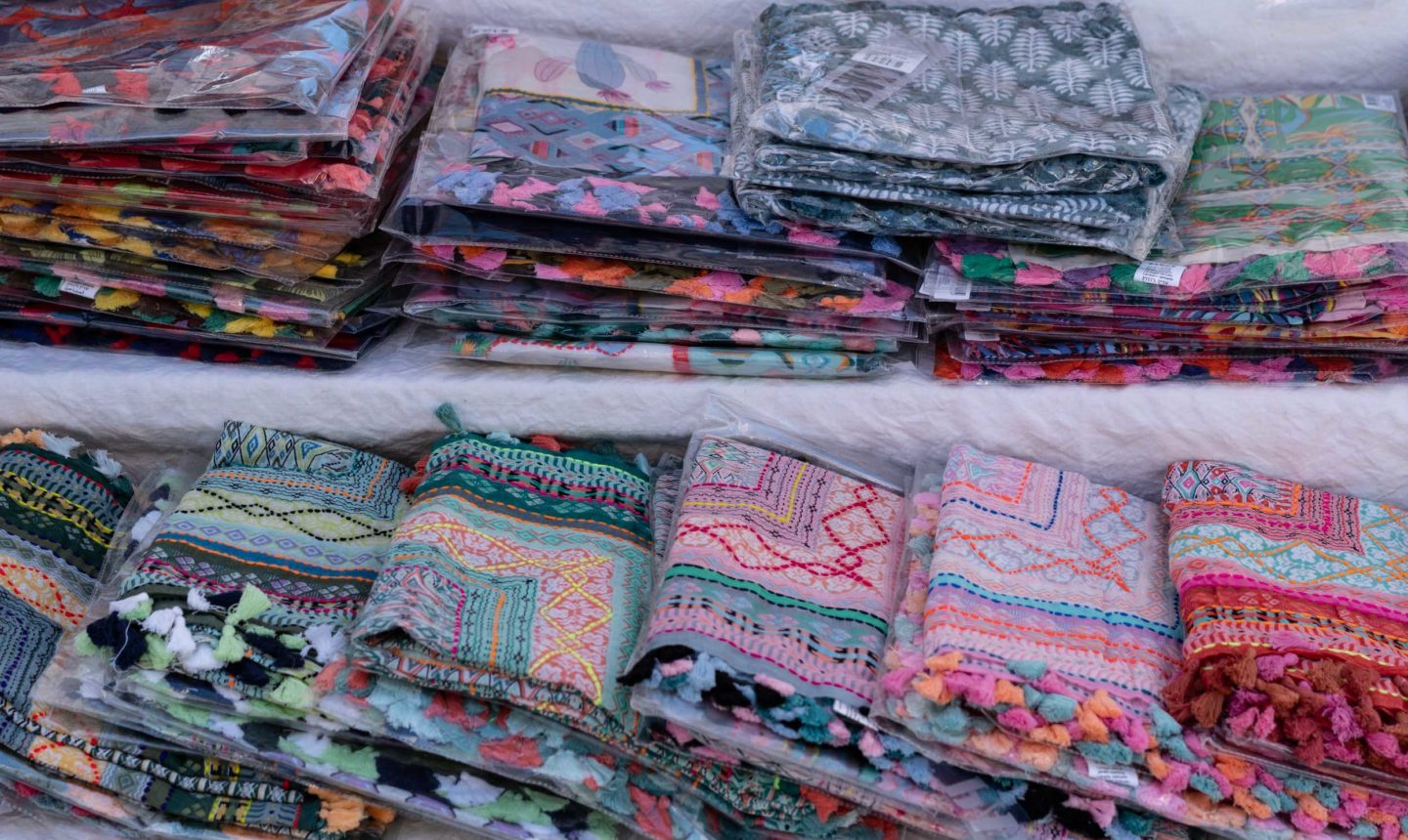 French cotton scarves
