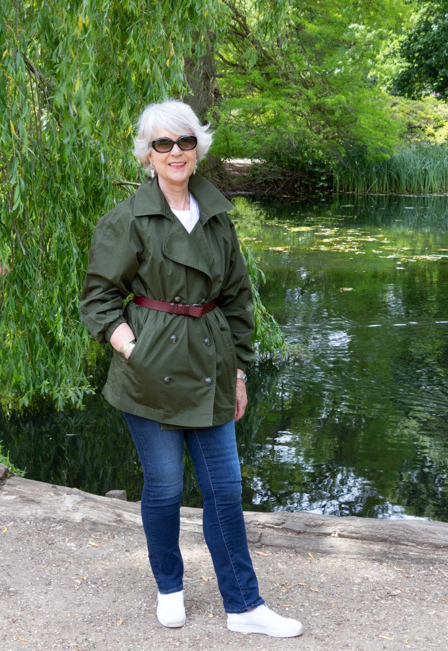 women khaki jacket