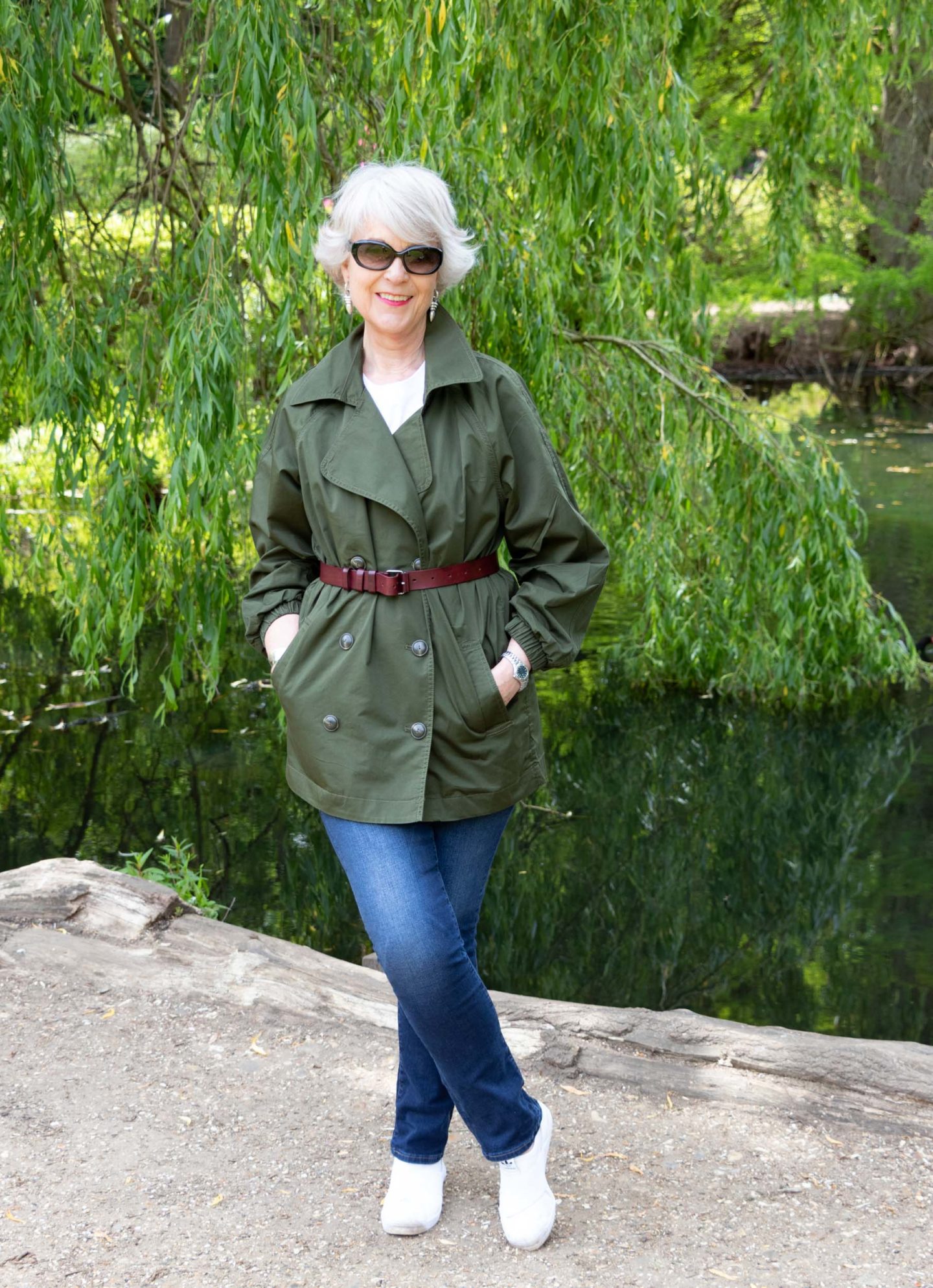 womens khaki jacket