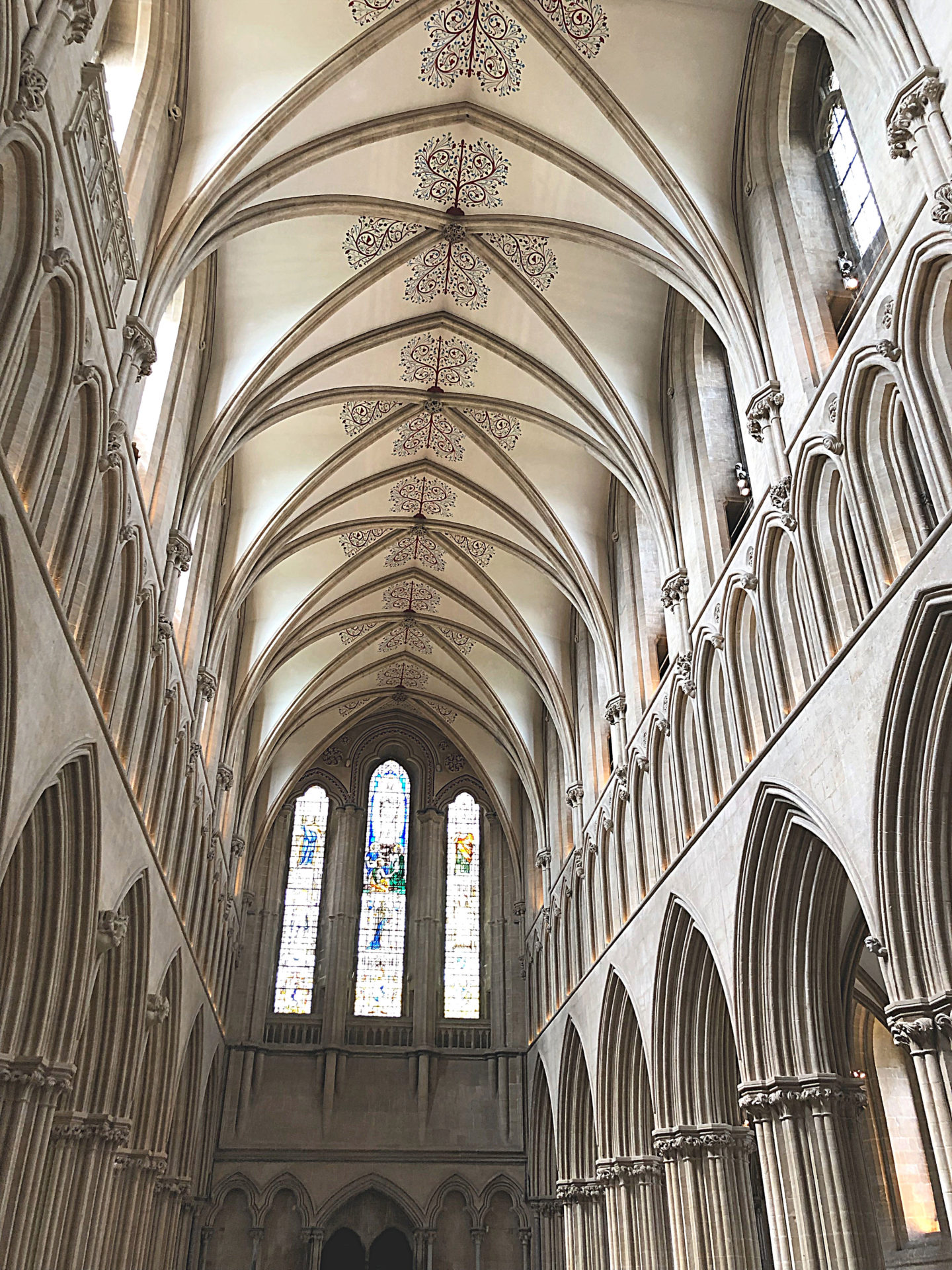 Inside Wells cathedral