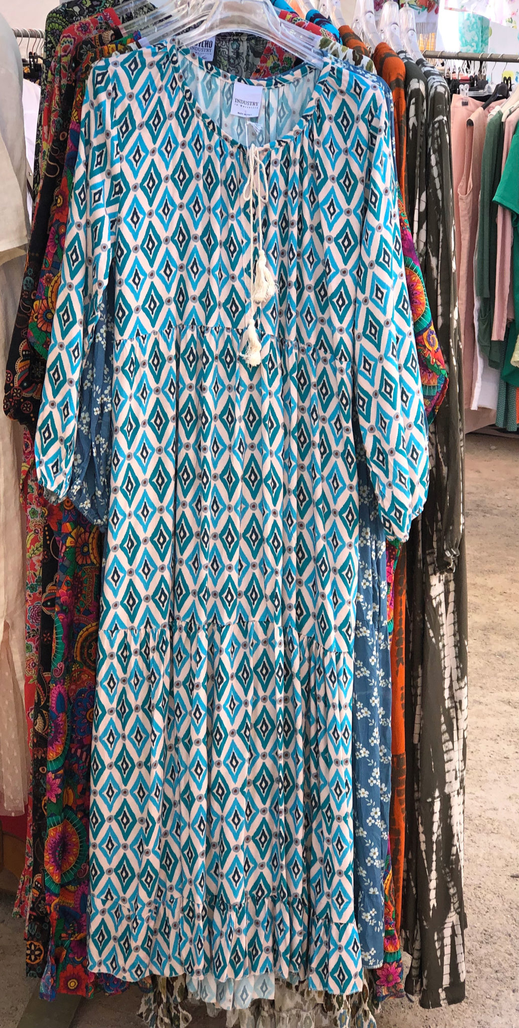 Kaftans in St Tropez market - Chic at any age