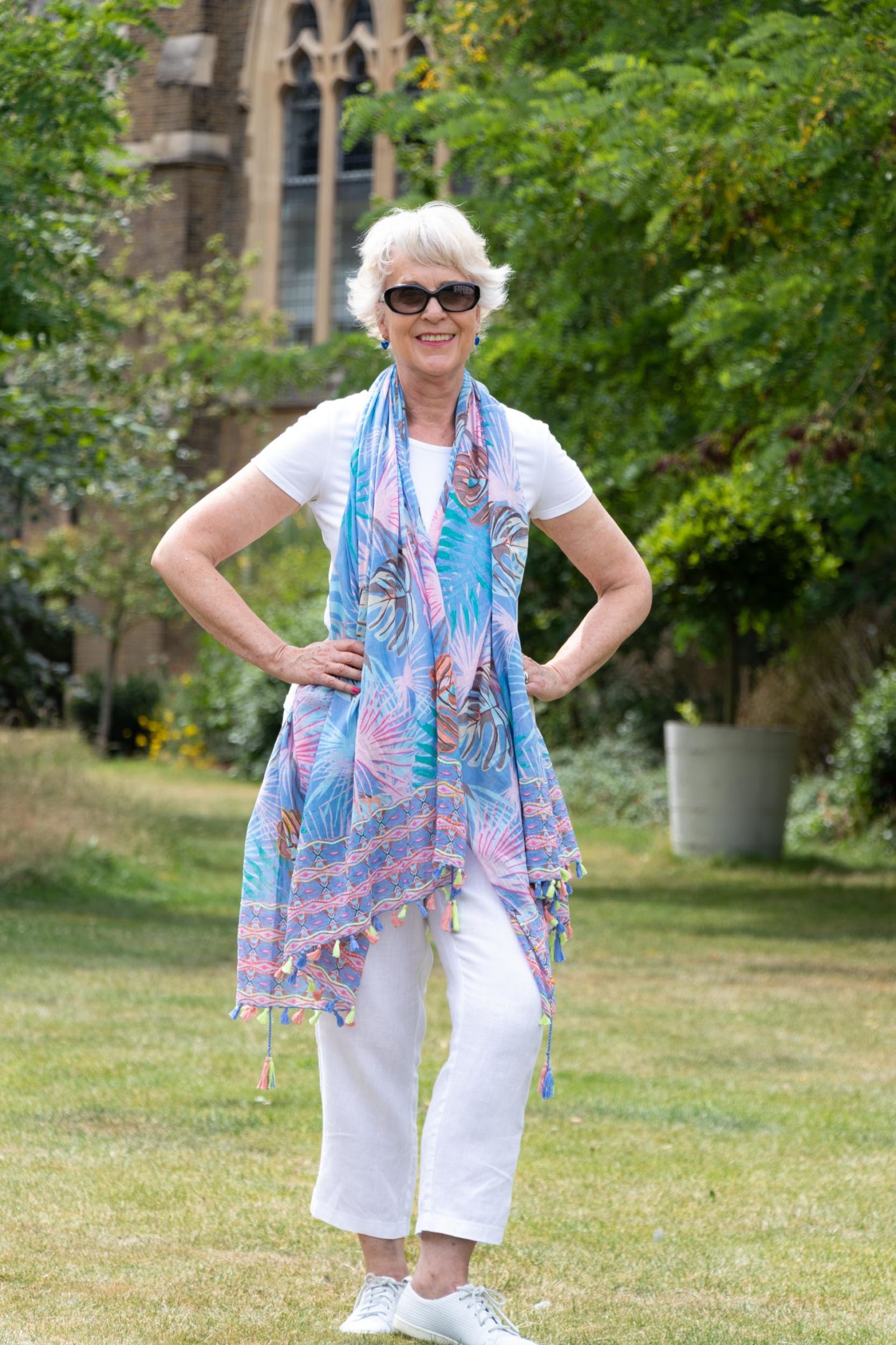 Exotic print scarf/pareo
