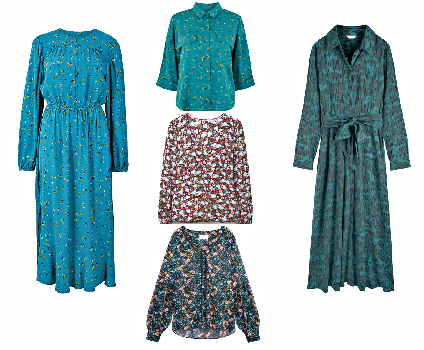 Midi dresses and tops