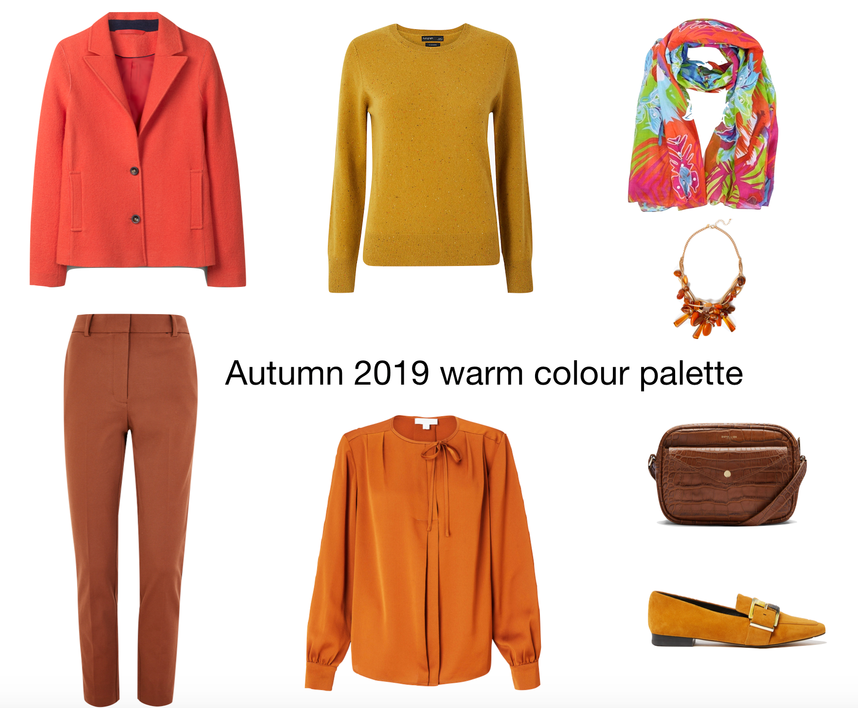 Autumn Colour Palette Collage Chic At Any Age