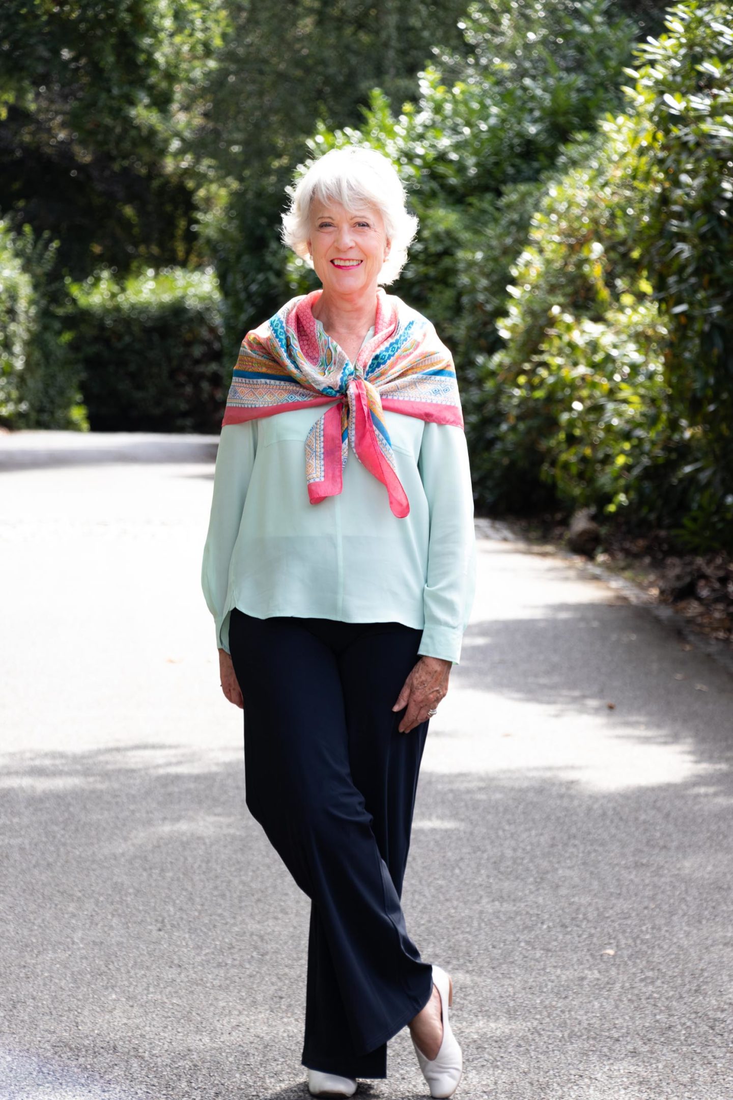 silk square scarf