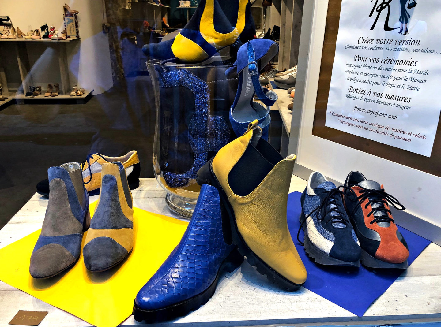 Colourful french shoes
