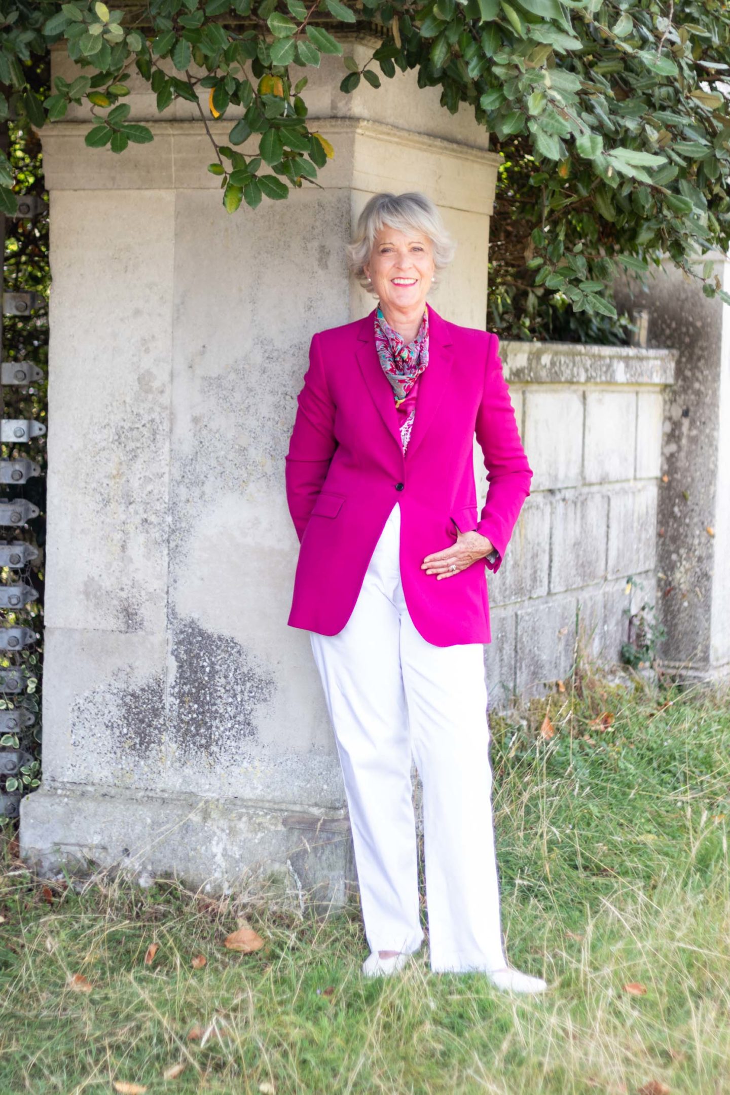 Pink blazer