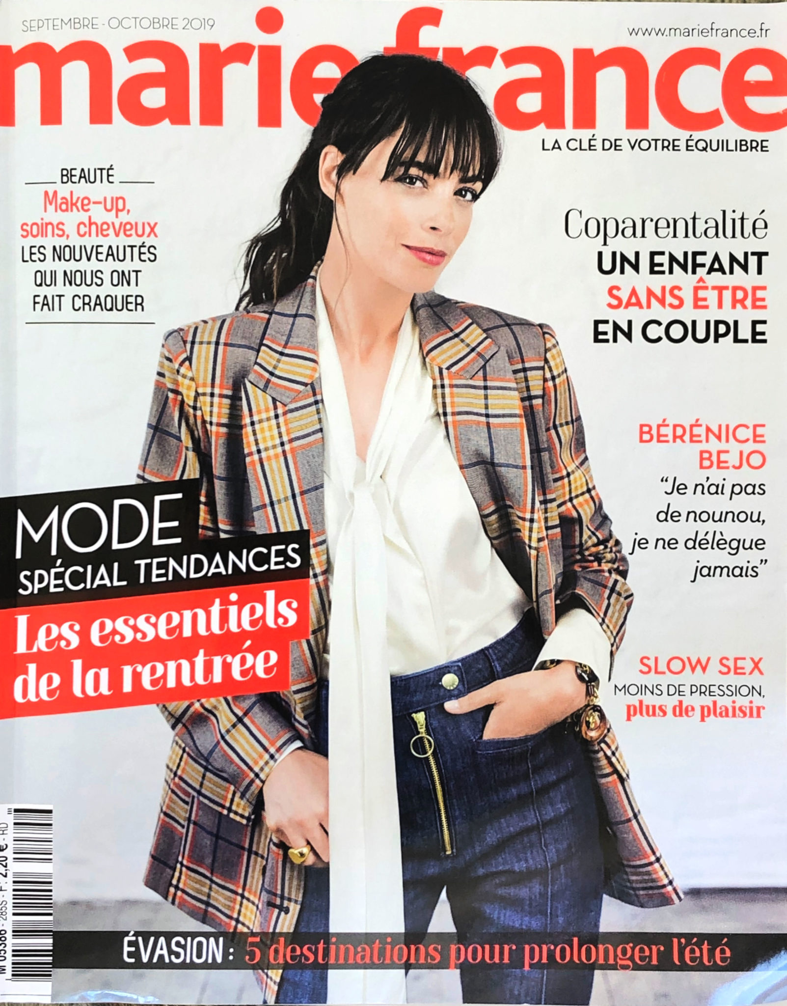 French Magazines The Check Blazer Chic At Any Age