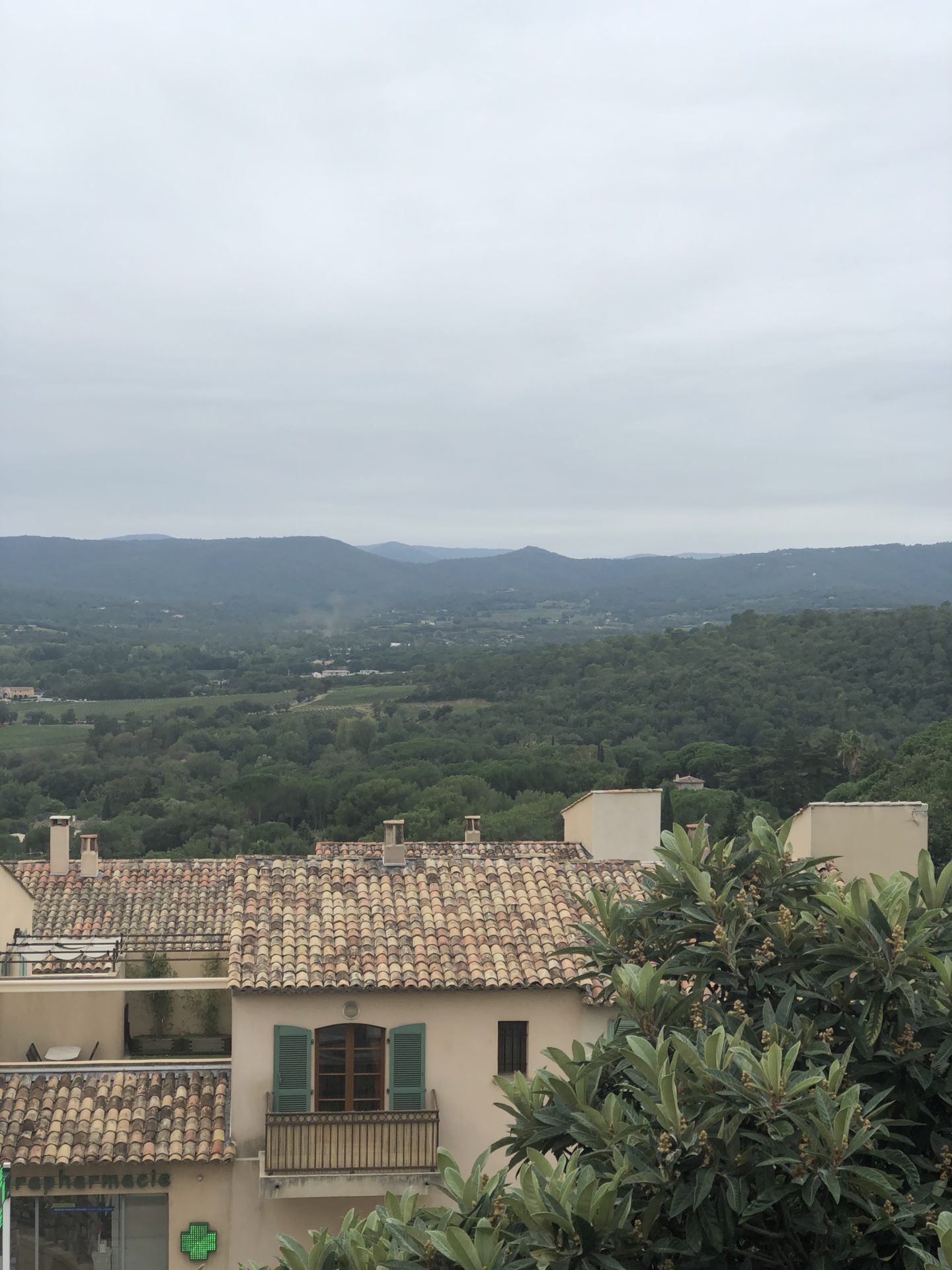 Grimaud village view