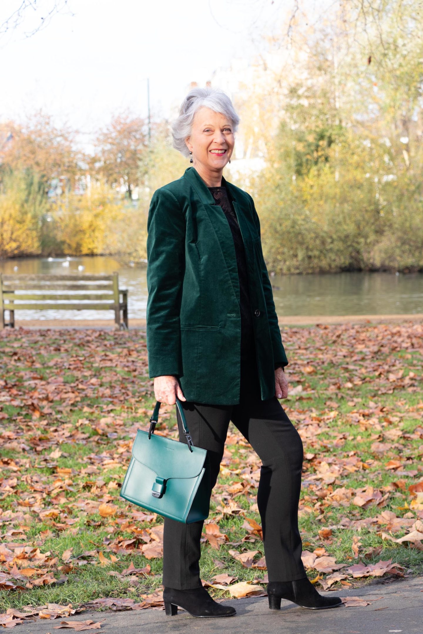 Mixing velvet and lace