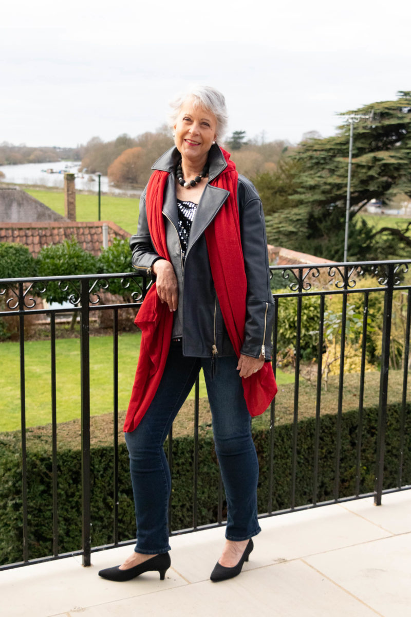Two ways to style a leather jacket - Chic at any age