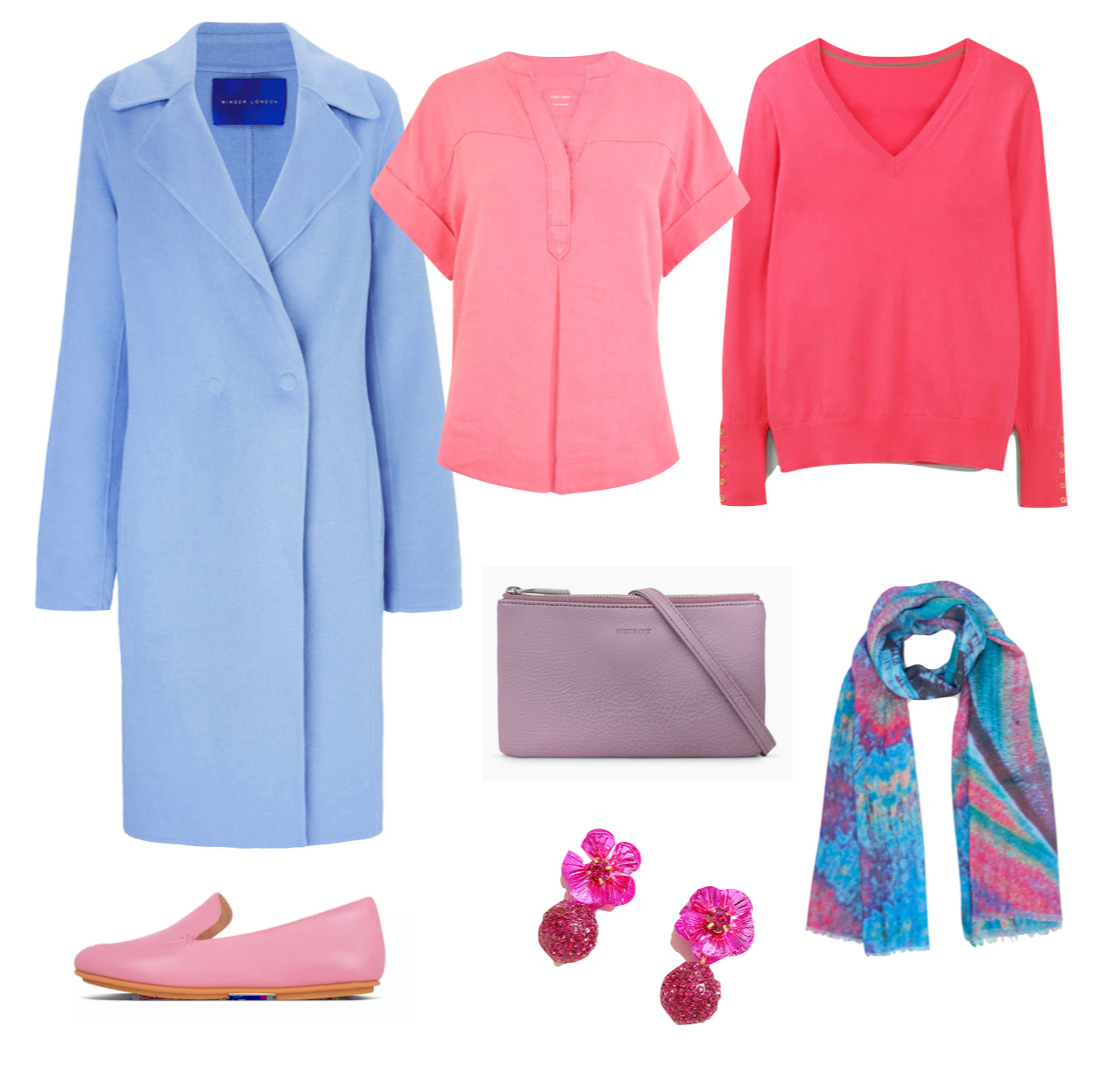 Spring colour combinations Cool tones