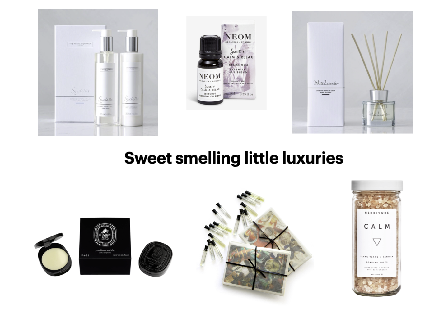 Sweet smelling little luxuries