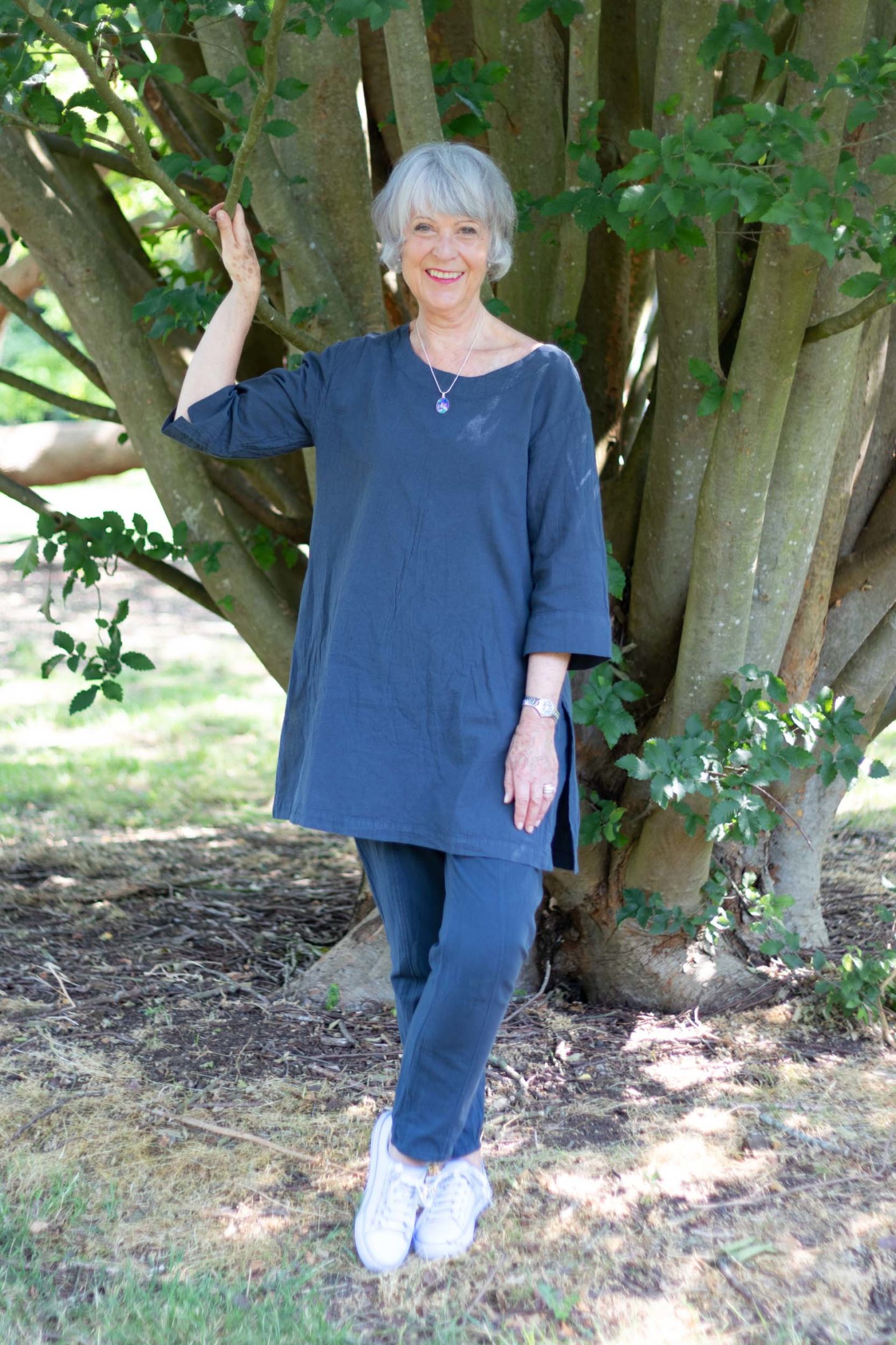 cotton tunic and trousers
