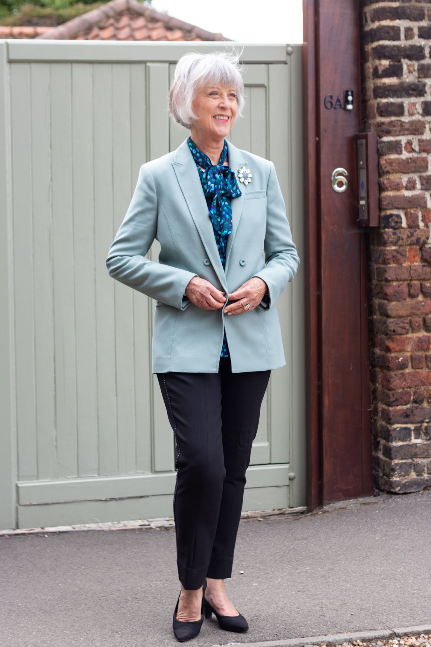 Classic double breasted blazer