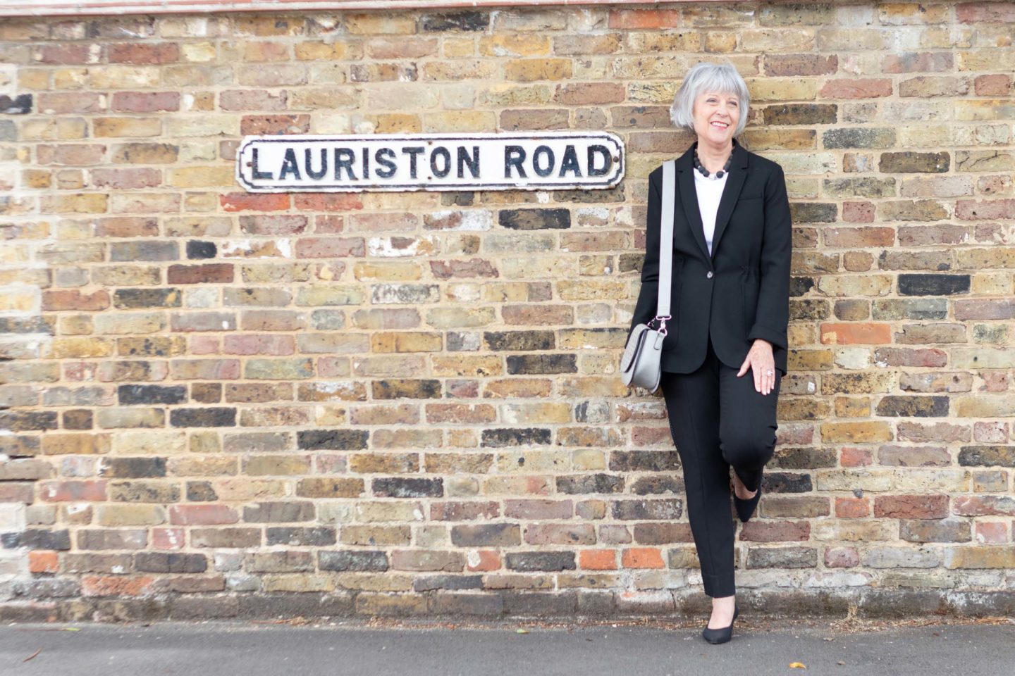 Timeless black trousers and jacket