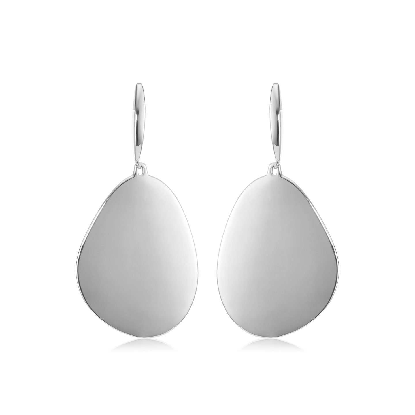Sterling silver tear drop earrings