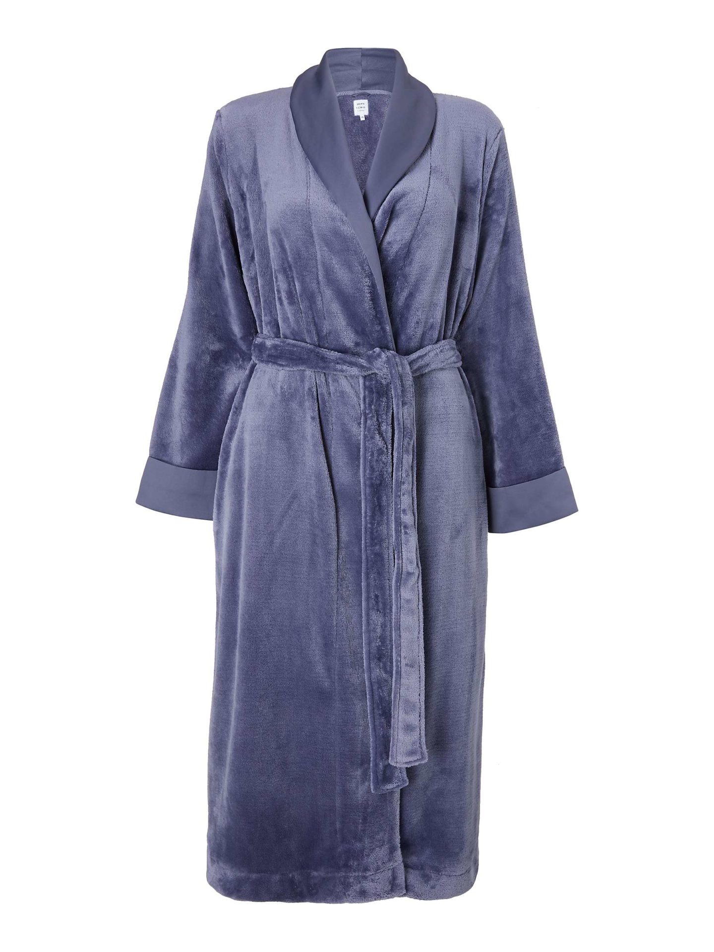 Navy blue bath robe