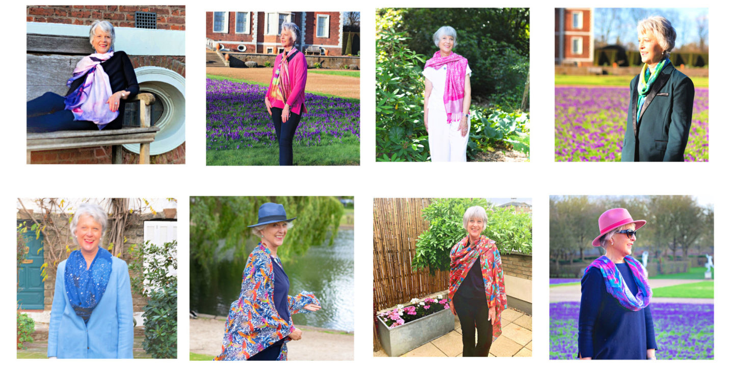 End of season scarf sale
