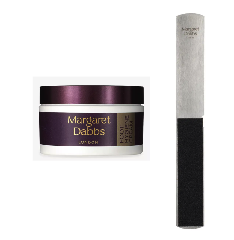 Foot file and moisturiser