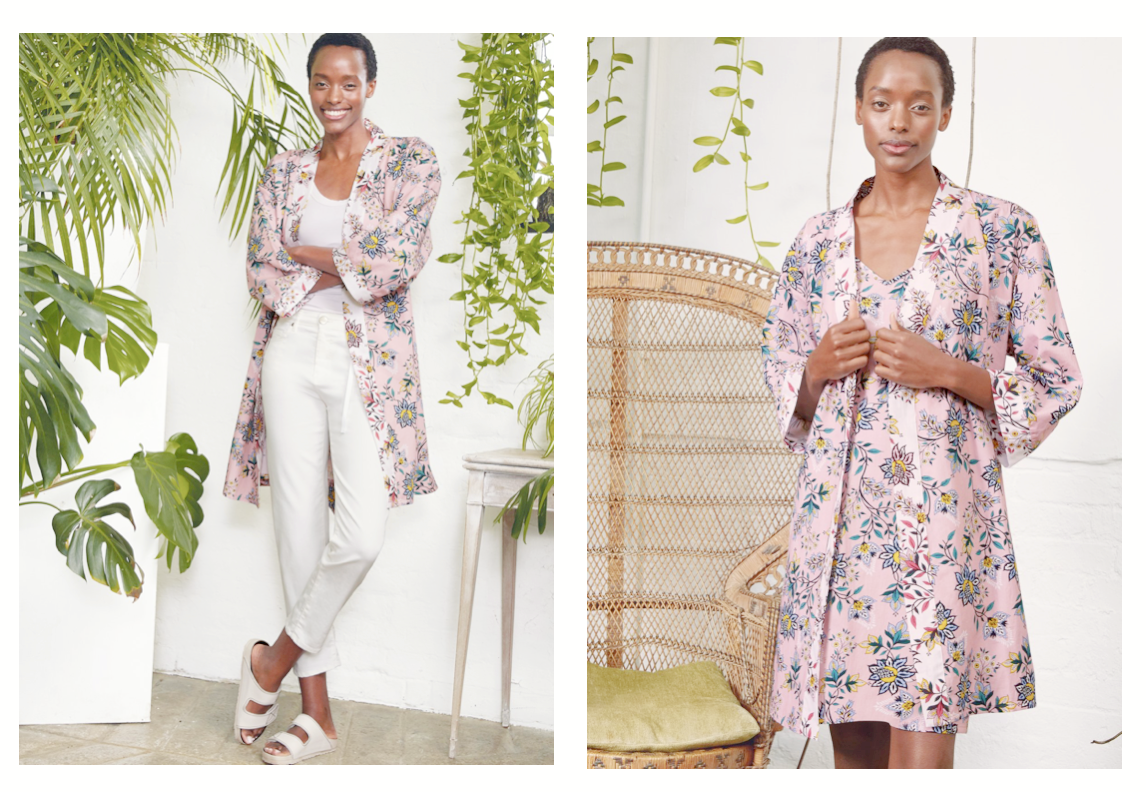 How to wear a cotton robe two ways