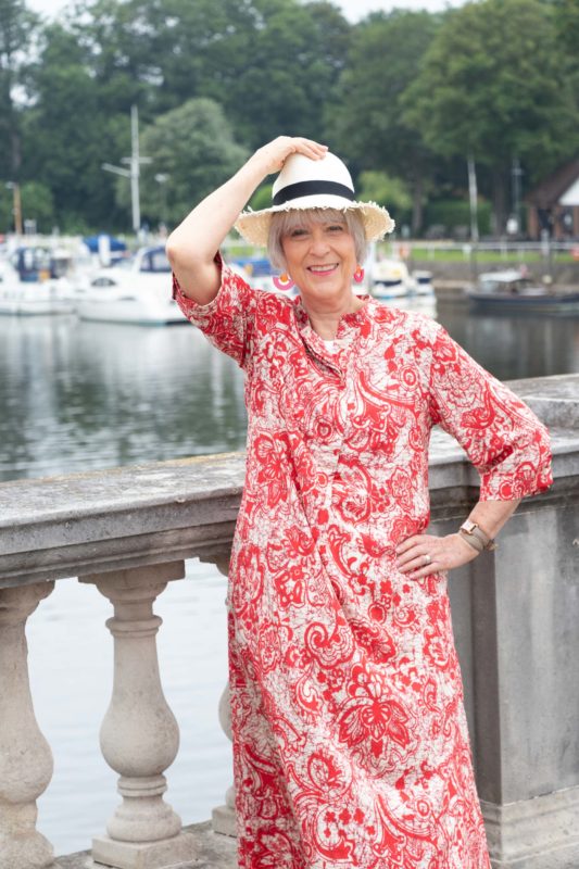 Printed kaftan